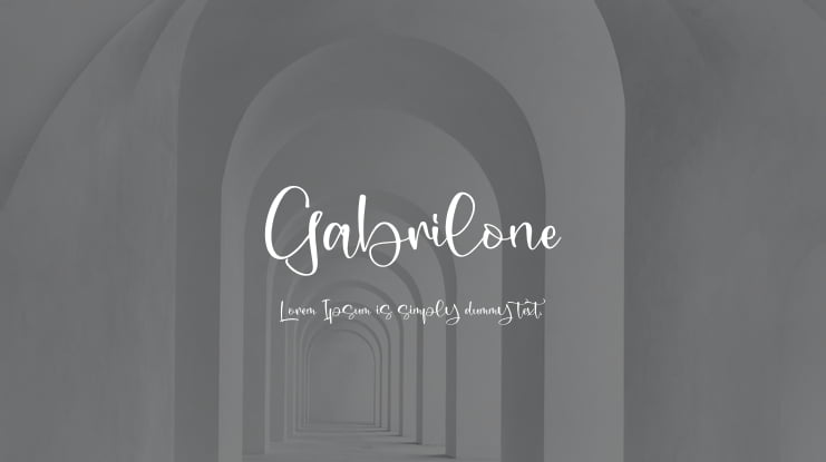 Gabrilone Font