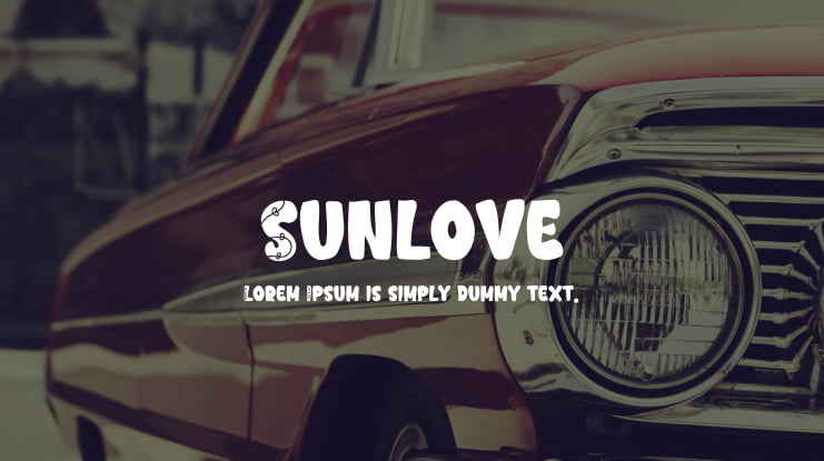 Sunlove Font