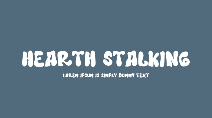 Hearth Stalking Font