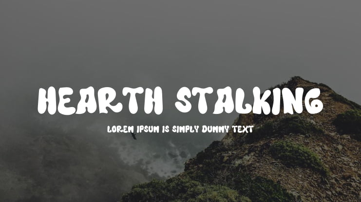 Hearth Stalking Font