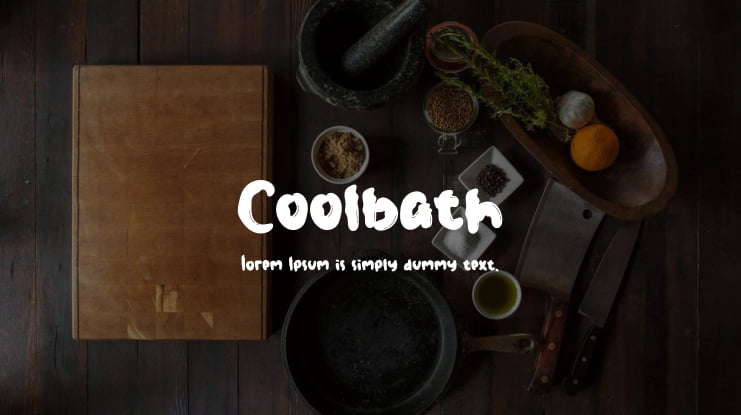 Coolbath Font