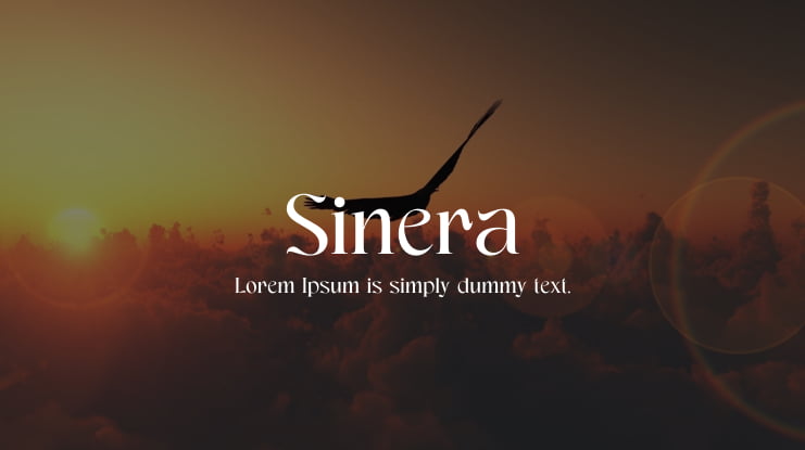 Sinera Font