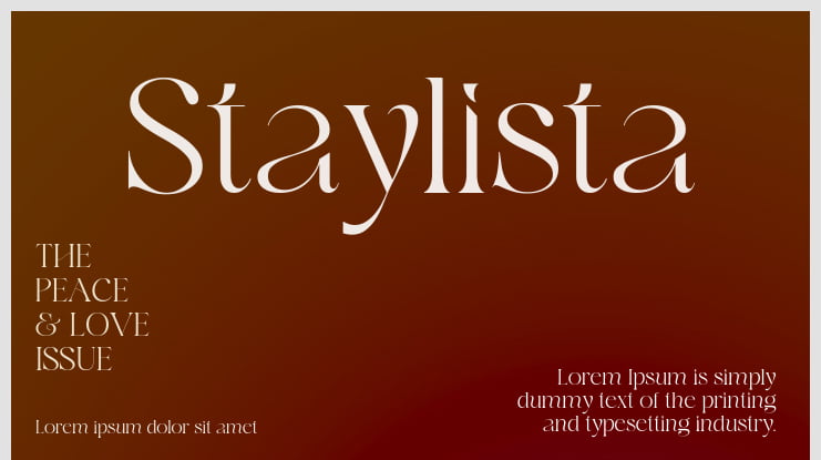 Staylista Font