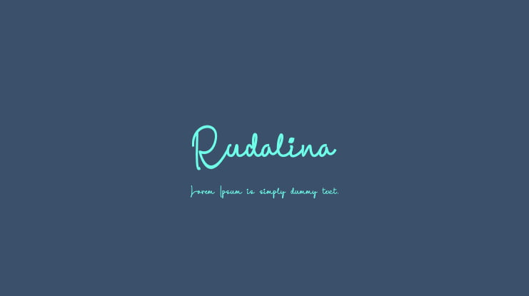 Rudalina Font