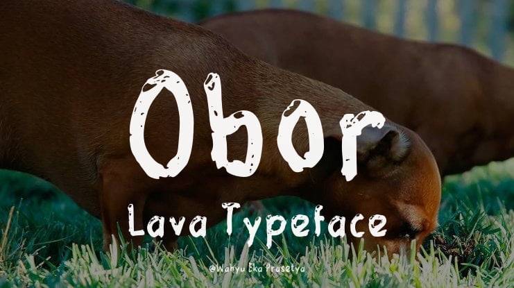 Obor Lava Font