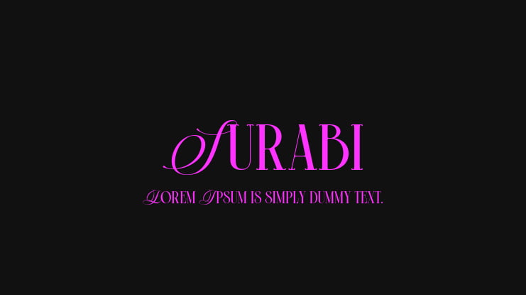 Surabi Font