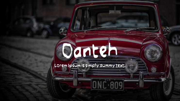 Oanteh Font