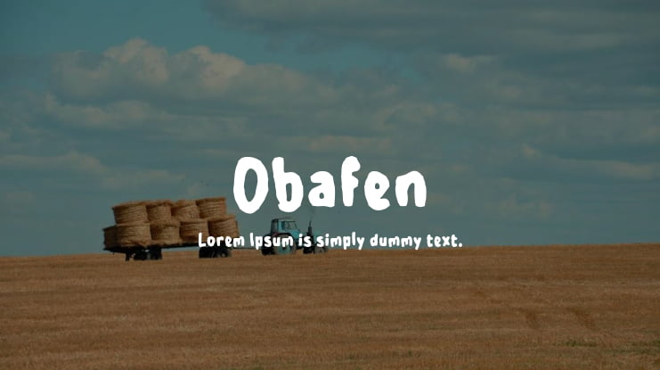 Obafen Font