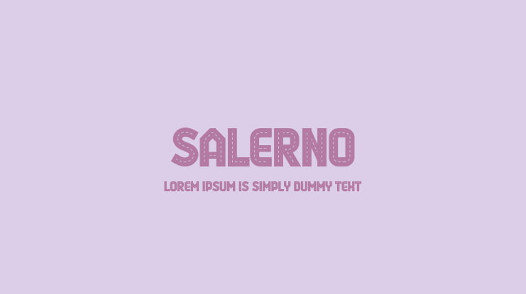 Salerno Font Family