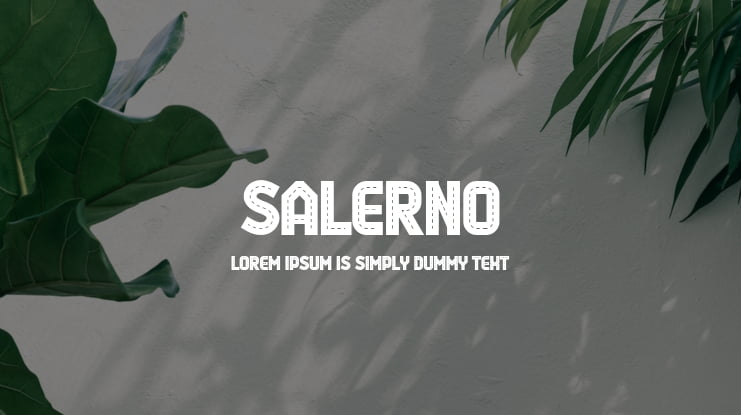 Salerno Font Family