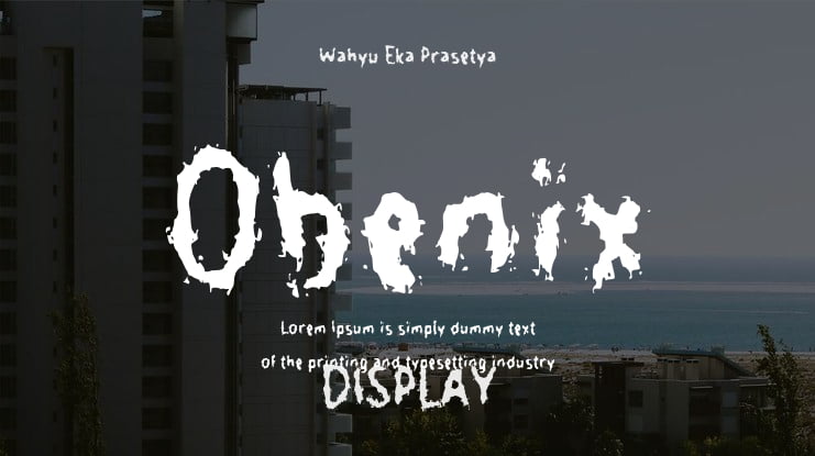 Obenix Font