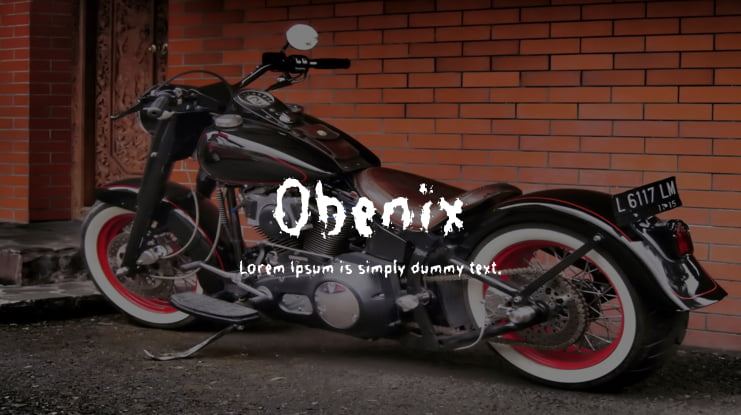 Obenix Font