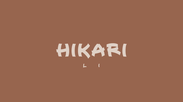 HIKARI Font