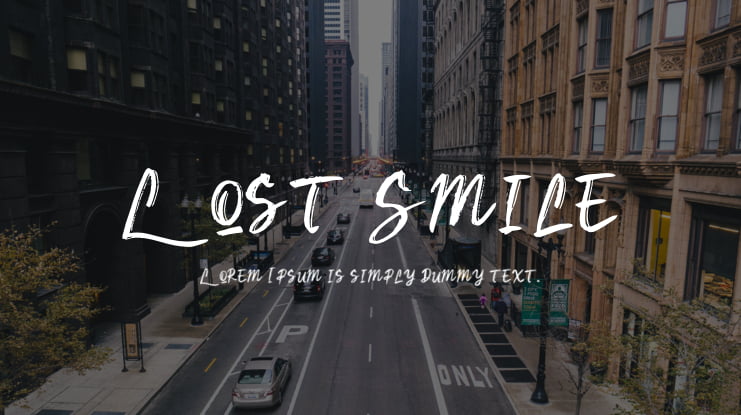 Lost Smile Font