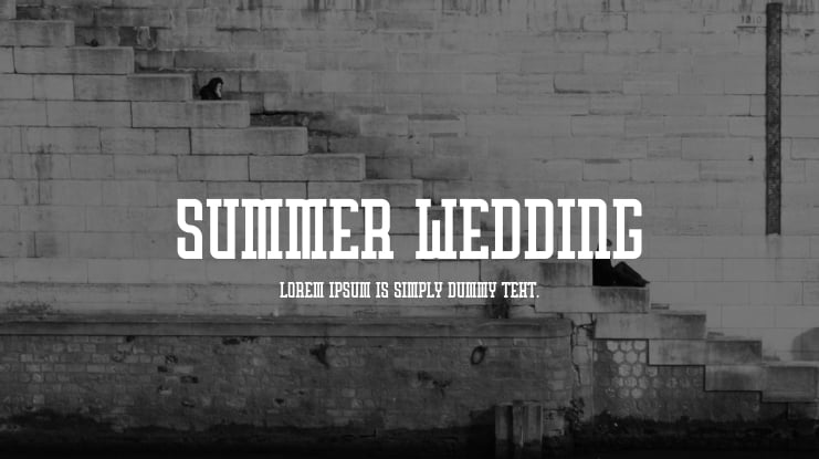 Summer Wedding Font