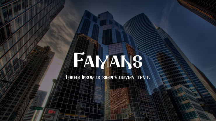 Famans Font