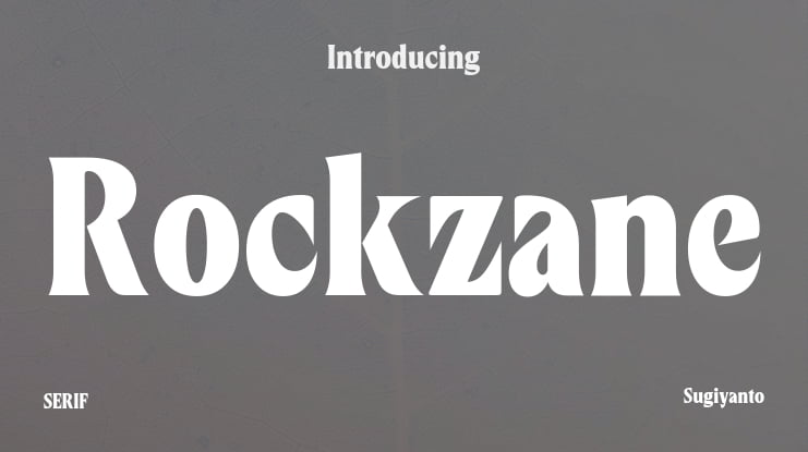 Rockzane Font