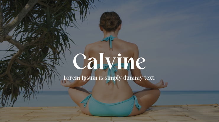 Calvine Font