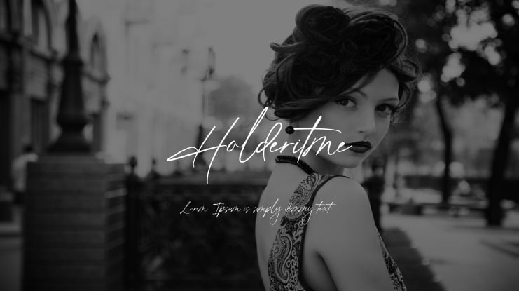 Holderitme Font