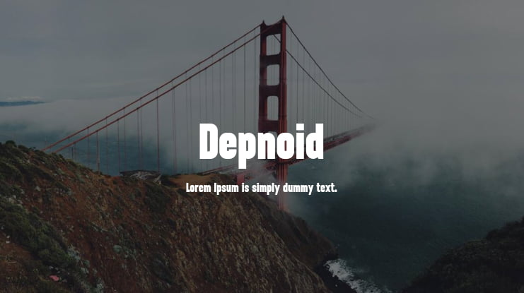 Depnoid Font