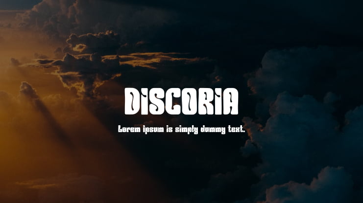 DISCORIA Font