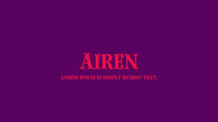 Airen Font