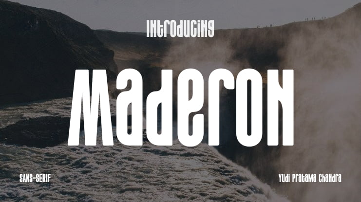 Maderon Font