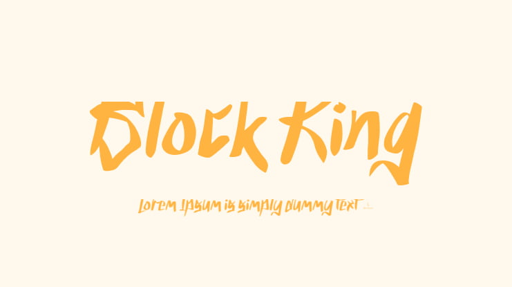 Block King Font