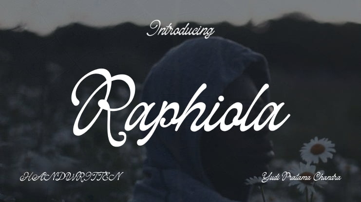 Raphiola Font