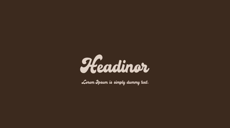 Headinor Font