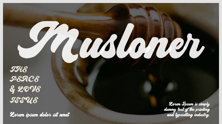 Musloner Font