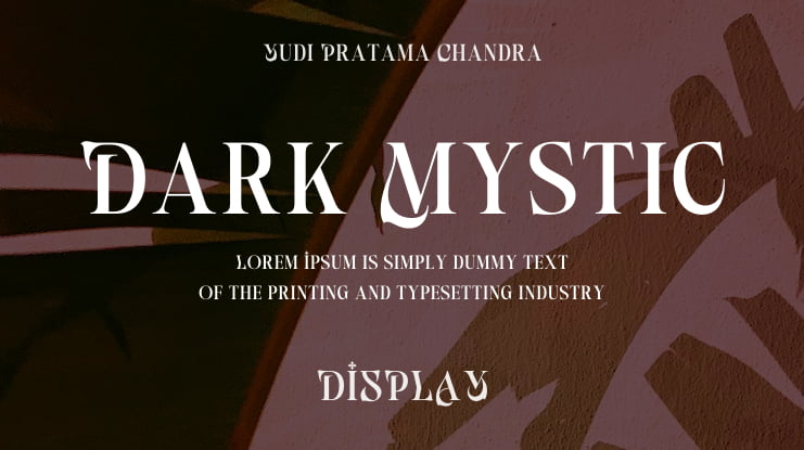 Dark Mystic Font