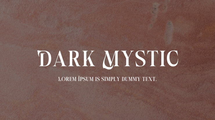 Dark Mystic Font