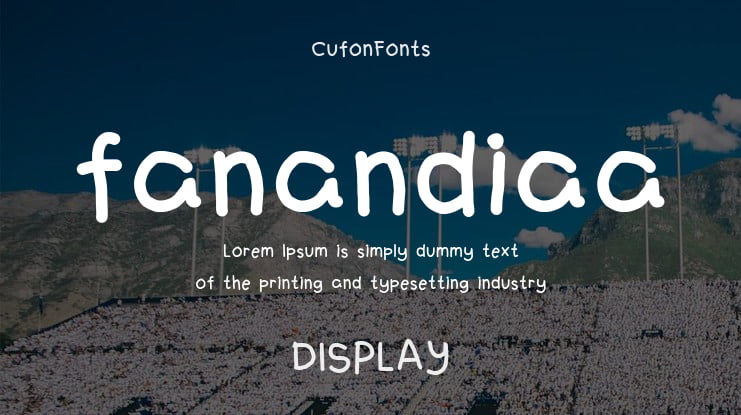 fanandiaa Font