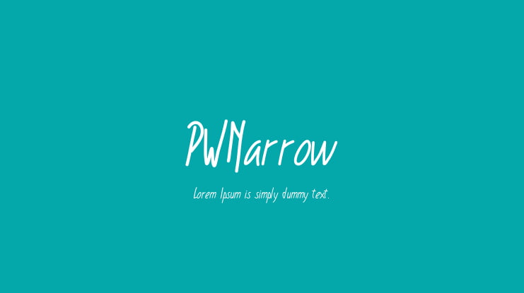 PWNarrow Font