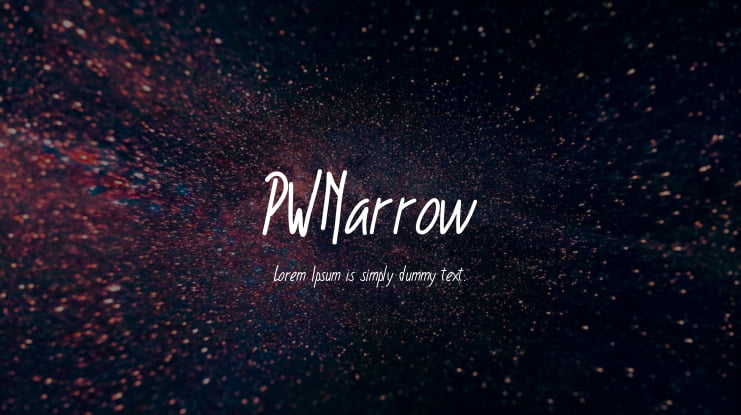 PWNarrow Font