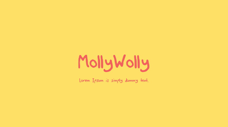 MollyWolly Font