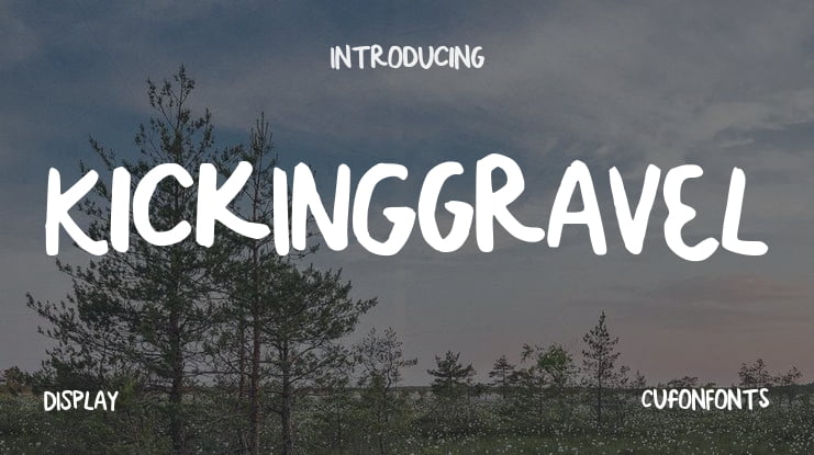 KickINGgrAVeL Font