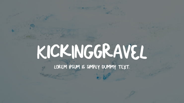 KickINGgrAVeL Font