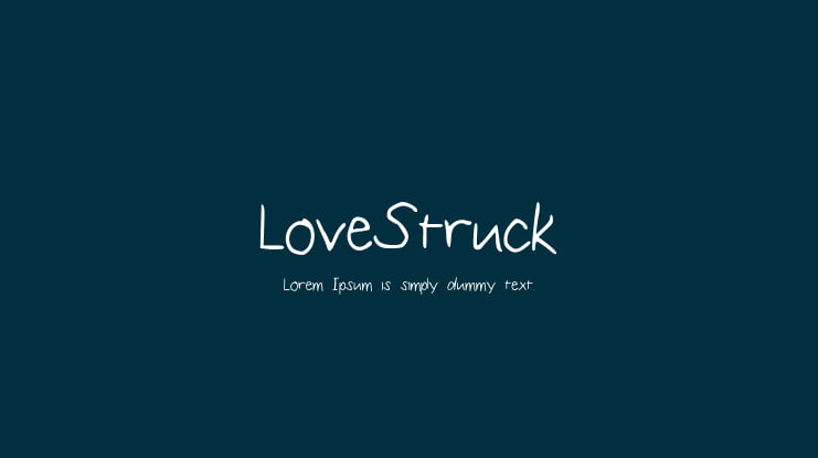 LoveStruck Font