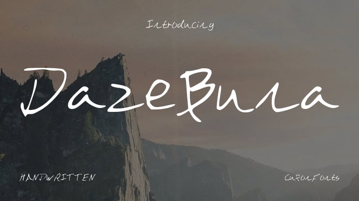 DazeBuna Font