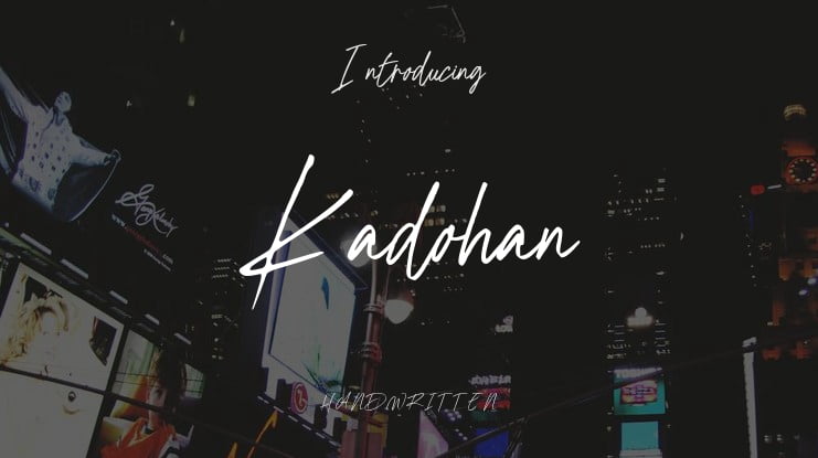 Kadohan Font