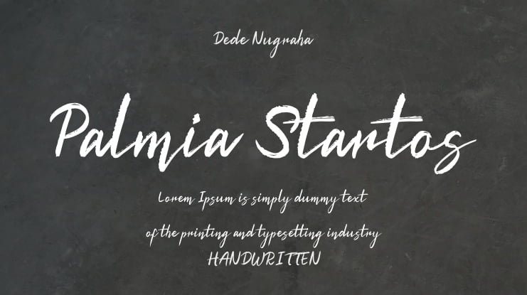 Palmia Startos Font