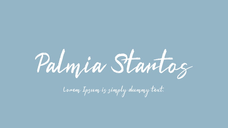 Palmia Startos Font