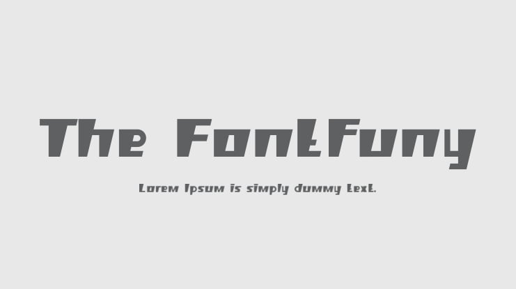 The Fontfuny Font