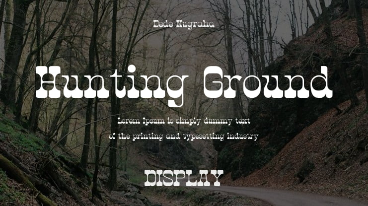 Hunting Ground Font