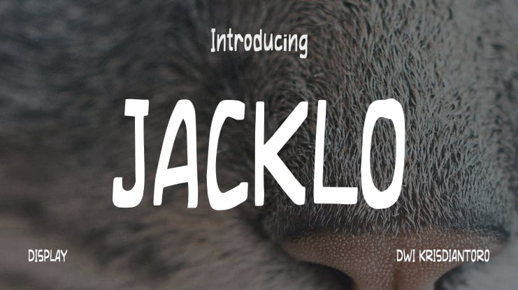 JACKLO Font