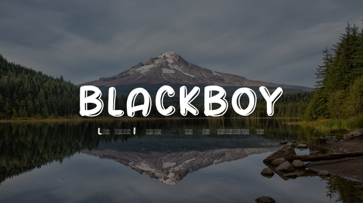 BLACKBOY Font