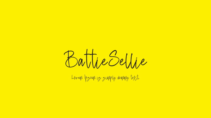 BattieSellie Font