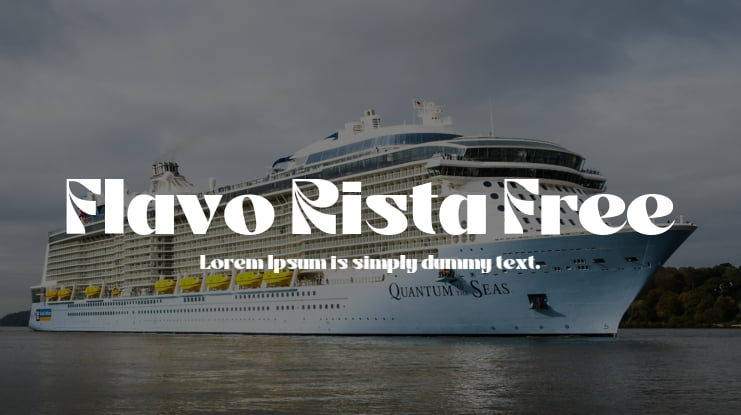 Flavo Rista Free Font